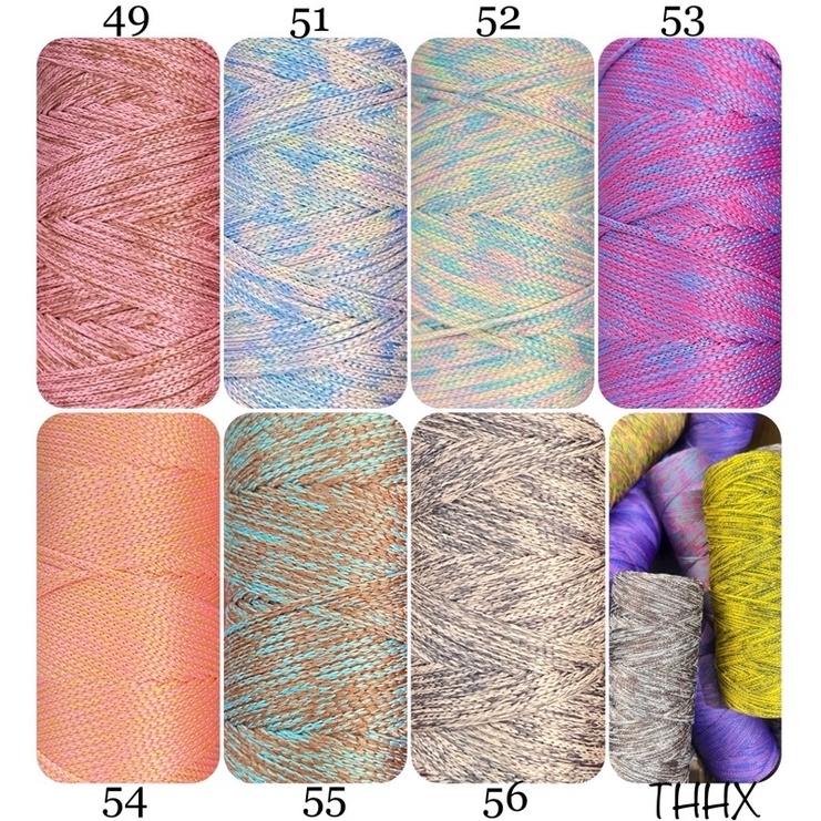 Sợi dệt LOANG lõi xám nhãn hiệu THHX YARN 130gr