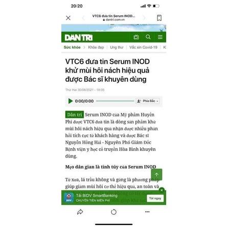 Serum Trị_Rứt Điểm Hôi INOD Huyền Phi - Hết Hôi Chân Nách Thâm Nách Sau Lần Đầu Sử Dụng