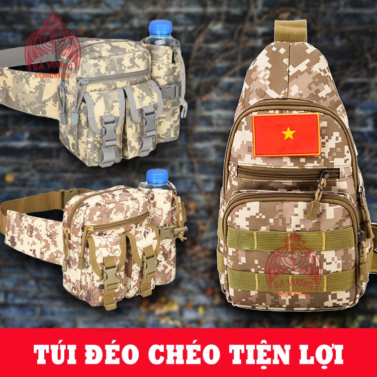 Balo Đi Phượt, Dã Ngoại - Túi rằn ri đeo chéo thể thao, Túi rằn ri, túi đeo chéo thời trang
