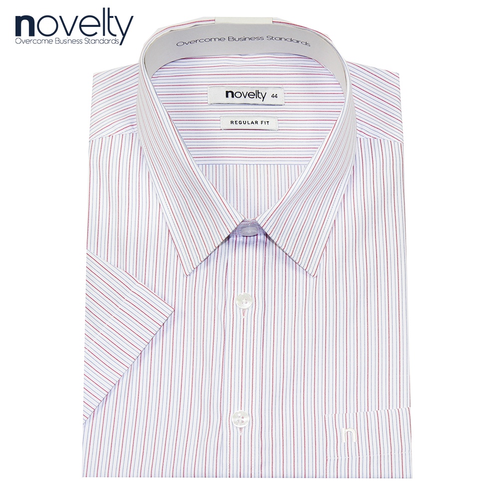 Áo sơ mi nam ngắn tay Regular fit Novelty 212826N