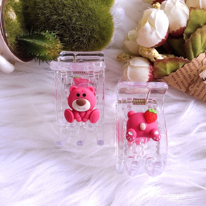 KẸP TÓC CÀNG CUA 5 RĂNG GẤU DÂU LOTSO