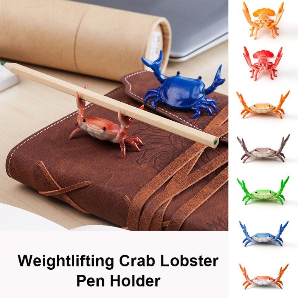 Giá Đỡ Bút Hình Con Cua Màu Sắc Tươi Sáng Trang Trí Nhà Cửa