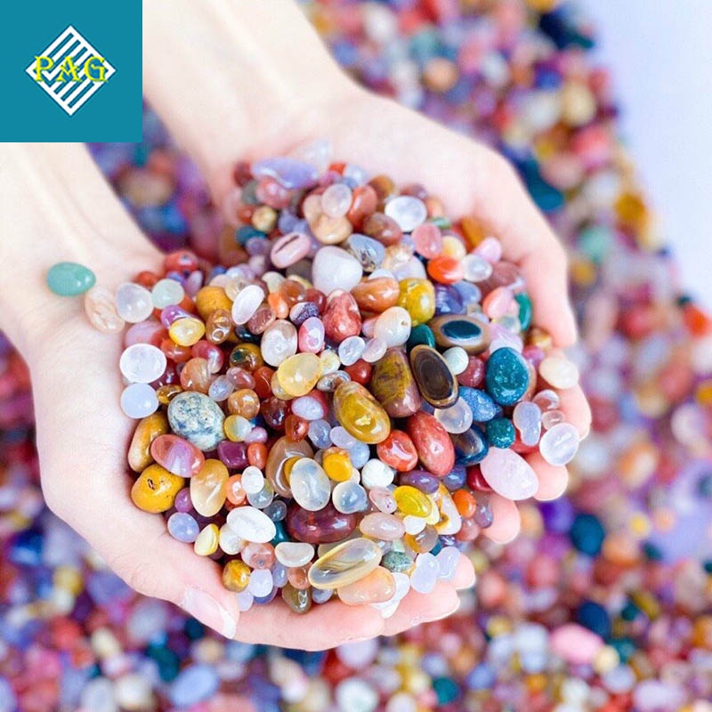 100gr Sỏi Mã Não Tự Nhiên - Đá Thanh Tẩy- Trang Trí Nhà Cửa Size Nhỏ 0.8 - 1cm