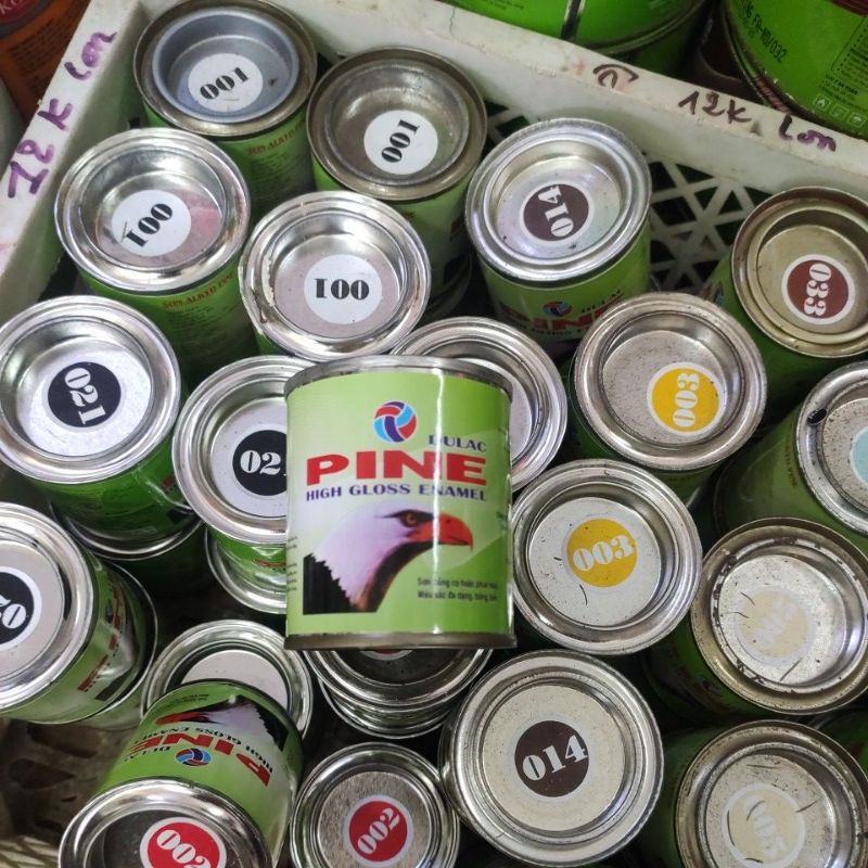 Sơn Alkyd Pine màu đỏ, mã 002