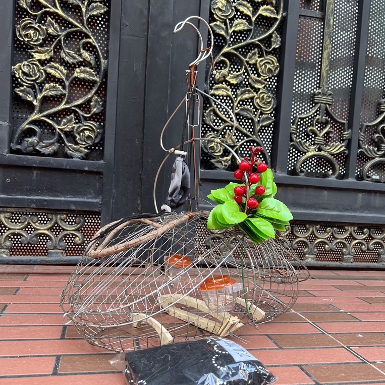 Lồng Bẫy Chào Mào Phom Sài Gòn Kèm Phụ Kiện