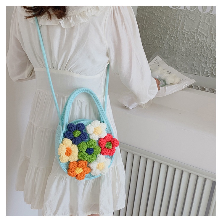 Túi Đeo Chéo Dệt Tay Thời Trang 2022 Cho Nữ