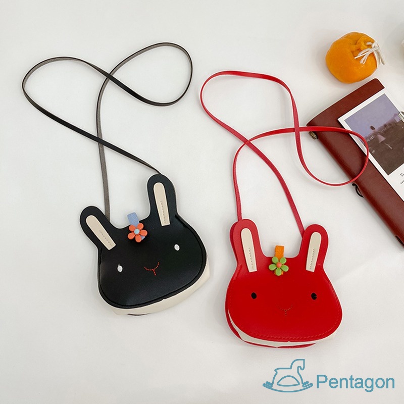 Túi Đeo Chéo Vai Hình Thỏ Hoạt Hình Đáng Yêu Dành Cho Bé Gái