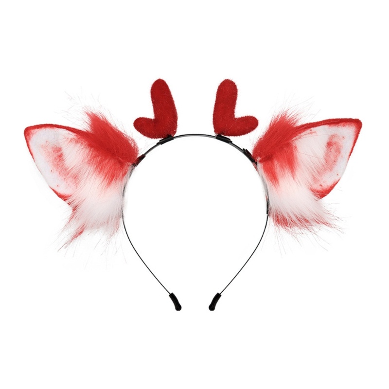 Flgo Băng Đô Cài Tóc Hình Tai Tuần Lộc Giáng Sinh Dễ Thương Độc Đáo Cho Nữ