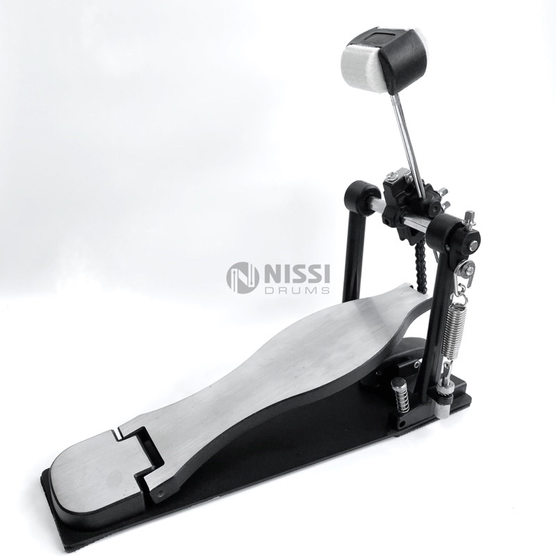 Pedal kick đơn, đế thép - xích đơn