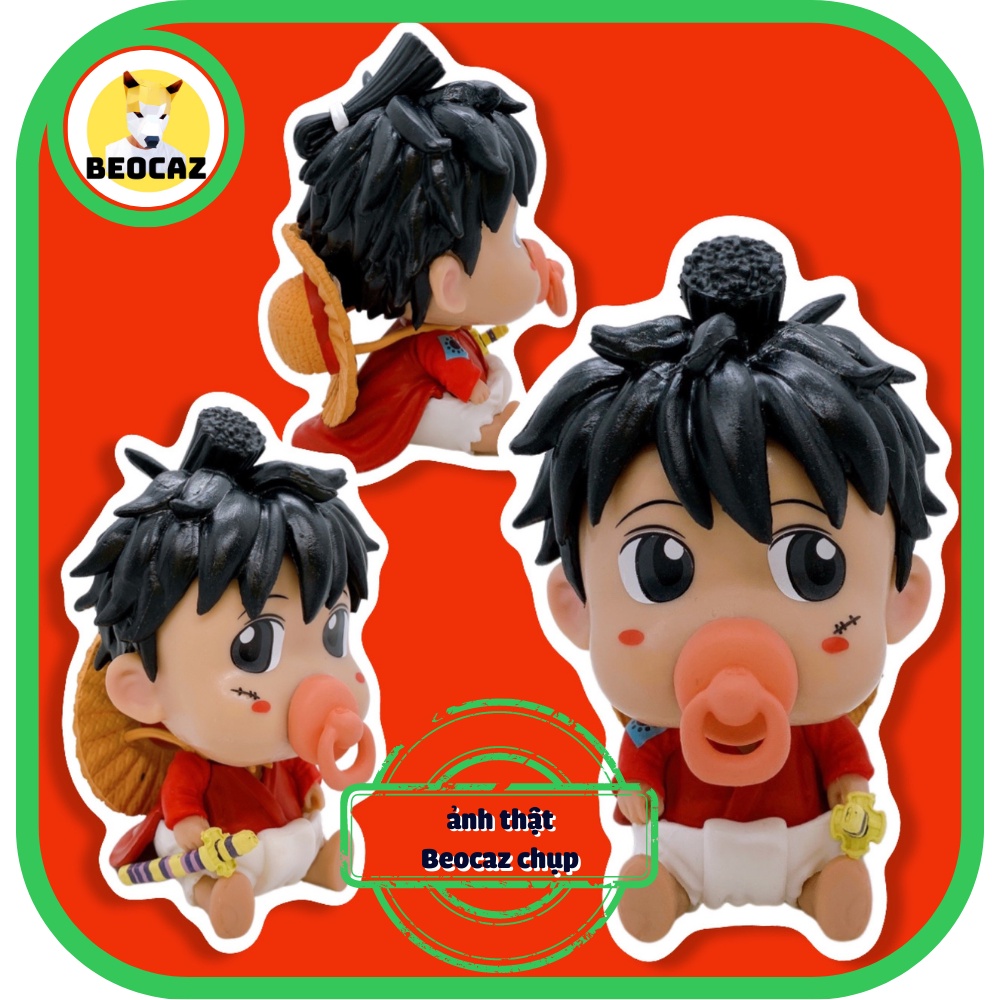 Mô Hình One Piece Đảo Hải Tặc Monkey D Luffy trang trí dễ thương Sanji Zoro chibi cute quà tặng sẵn Tiệm Đồ Chơi Beocaz