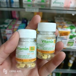 Vitamin b2 lọ 100 viên nén bổ sung vitamin b2