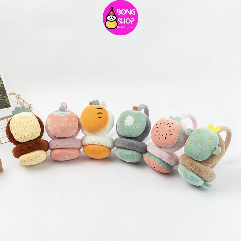 Bịt tai trẻ em, chụp tai giữ ấm cho bé họa tiết dễ thương nhiều màu sắc đáng yêu