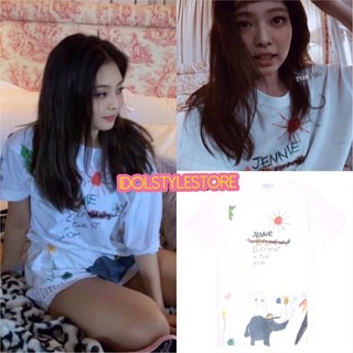 (áo kèm hình idol ) áo thun vet như Jennie trong Solo