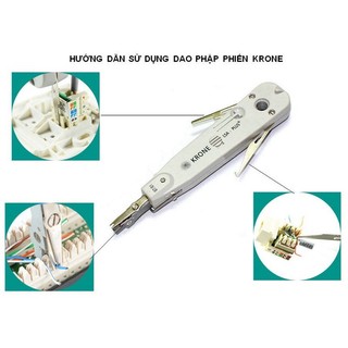 Tool nhấn mạng Krone màu trắng xám