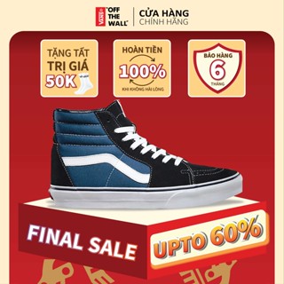 Vans sk8 navy cổ cao CHÍNH HÃNG nam nữ, giày vans cao cấp chuẩn full box