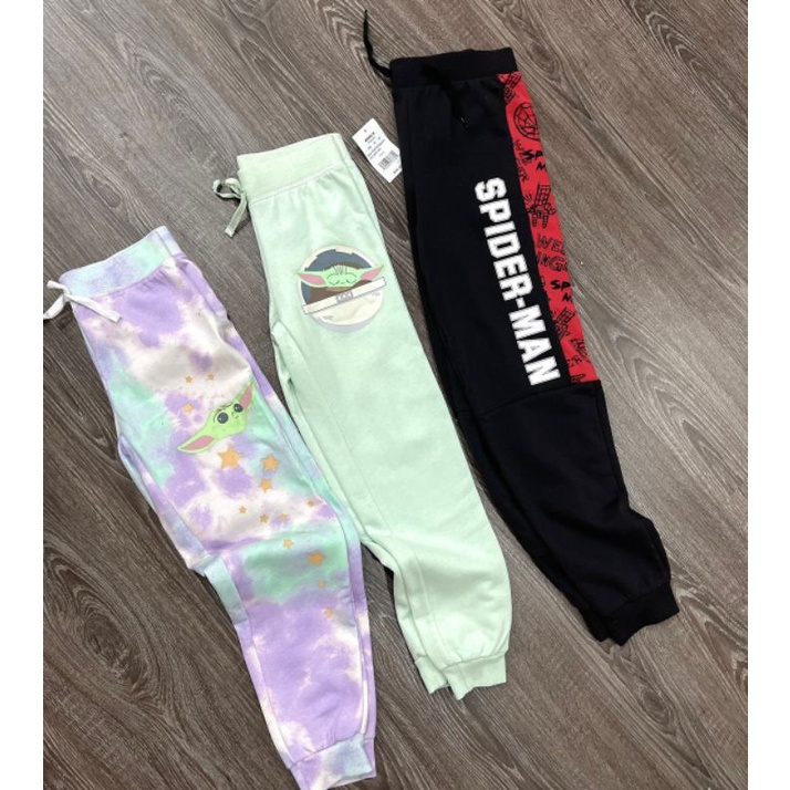 Quần jogger nỉ bông Xuất xịn cho bé trai và bé Gái từ 20kg đến 55kg