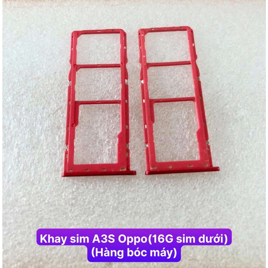 Khay sim A3S Oppo (16G chọc sim dưới-Hàng bóc máy)