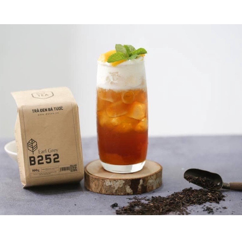 Trà đen bá tước B252 Dotea gói 100g nguyên liệu pha chế trà sữa đậm vị ngọt thơm ngon kết hợp hương tinh dầu vỏ cam