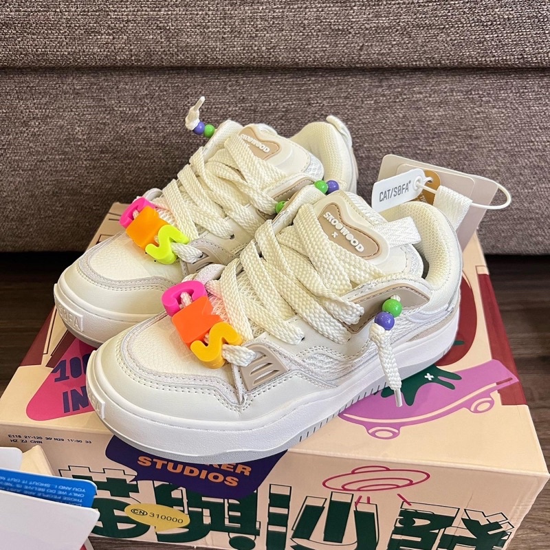 GIÀY CAT & SOFA x SKOOWOOD ‘WHITE’ | AC271 🔴 BẠN MỚI GIẢM NGAY 20k 🔴