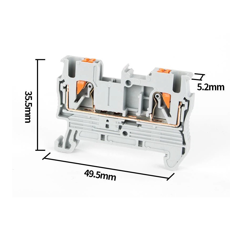 Push-in Wiring DIN Terminal Block