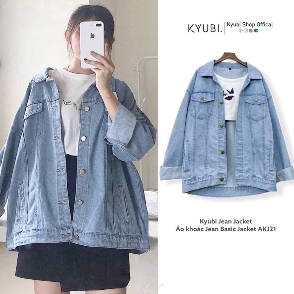 - Kyubi Jean Jacket AKJ28 - Hàng mới về