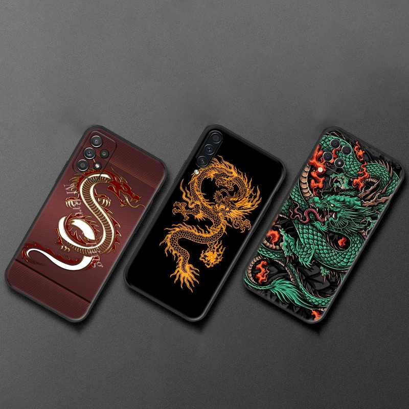 Ốp Lưng In Hình Rồng Trung Hoa Dùng Cho Samsung Galaxy S9 S7 EDGE S8 Plus DD44