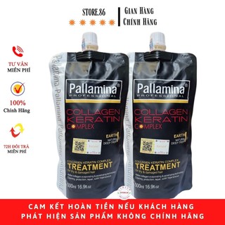 Ủ tóc collagen kem ủ tóc dầu ủ tóc hấp phục hồi tóc COLAGEN  PALLAMINA túi 500ml hàng chính hãng