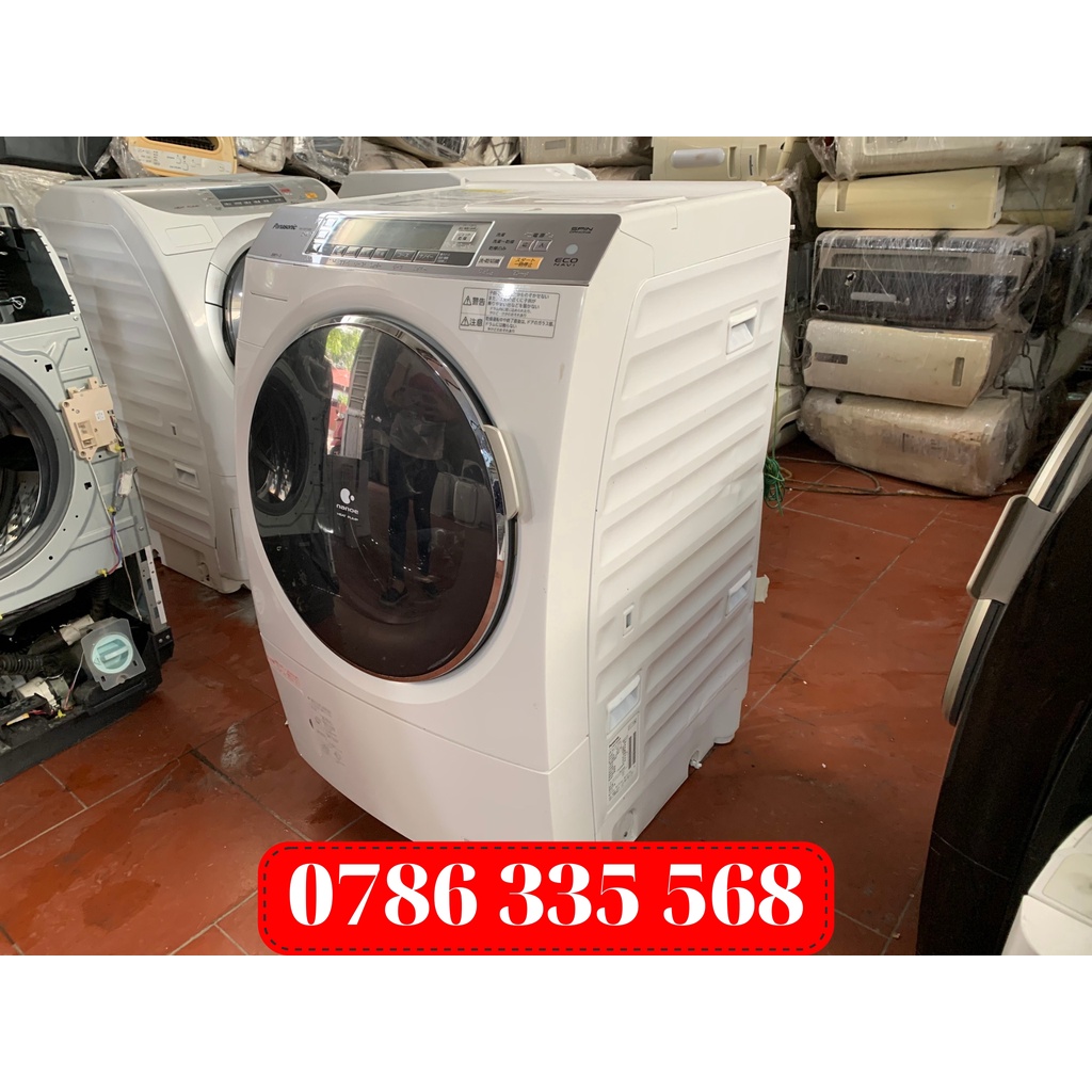 Máy giặt bãi Panasonic NA-VX7100R nội địa Nhật với tính năng giặt sấy Block zin nguyên bản bảo hành 18 tháng