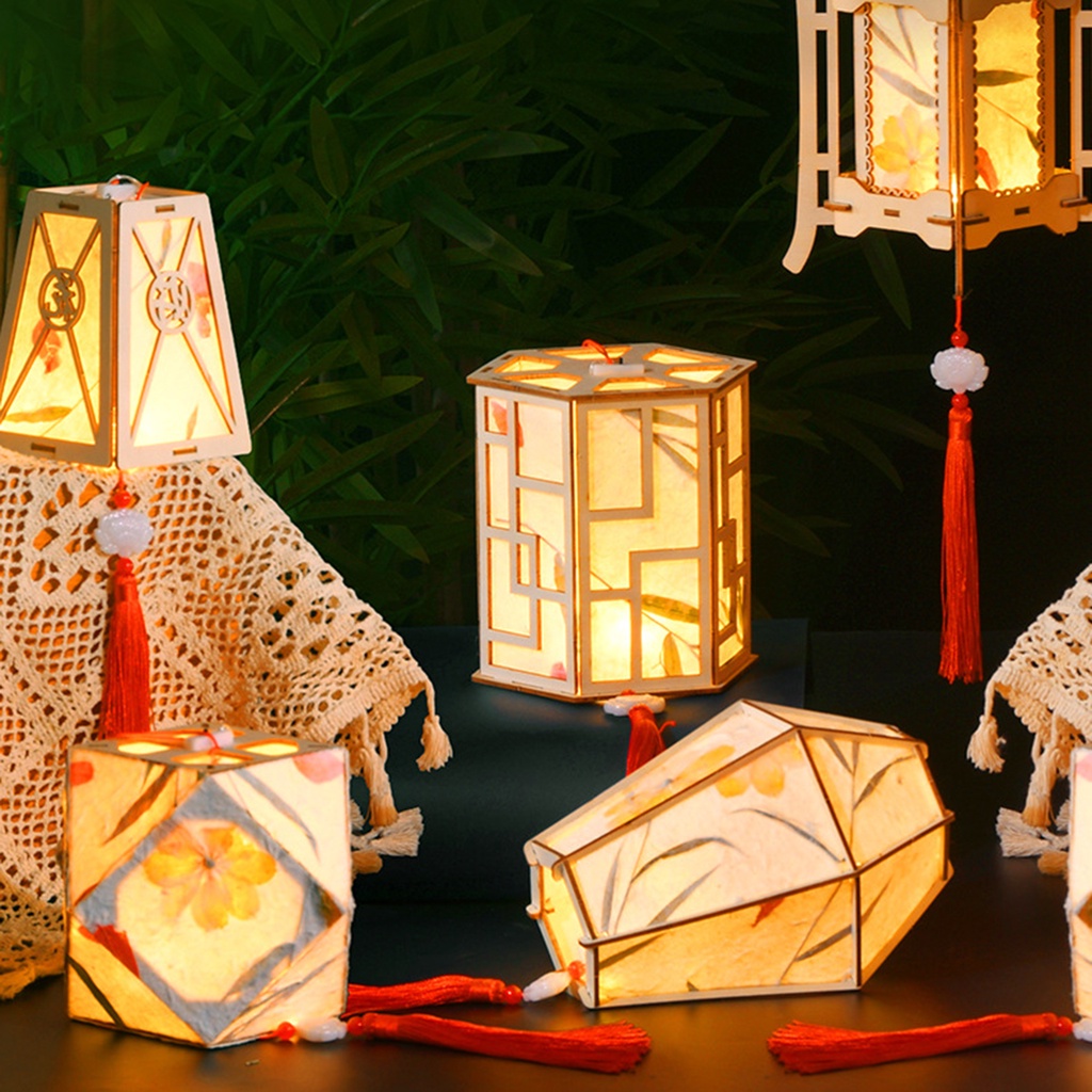 Bộ Dụng Cụ Làm Đèn Lồng DIY Trang Trí Nhà Ở