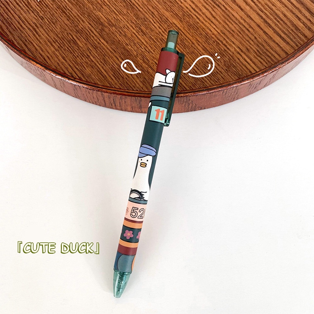 Bút Bi 0.5mm Họa Tiết Hoạt Hình Động Vật Dễ Thương