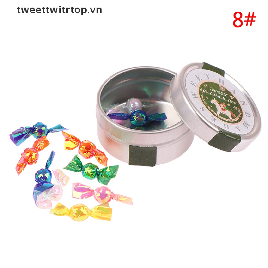 Hộp Thiếc Đựng Kẹo / Bánh Quy Giáng Sinh 1: 12 Trang Trí Nhà Búp Bê / Tiểu Cảnh