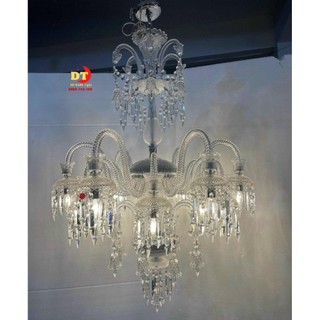 Đèn chùm phale luxury trắng cao cấp 8 tay DQM kpl