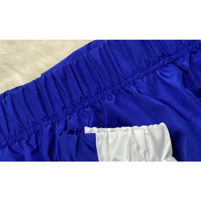 Áo Khoác Jacket Nike Swoosh Vintage Xanh Coban Nam Nữ Vải Dù 2 Lớp Cao Cấp LBsar