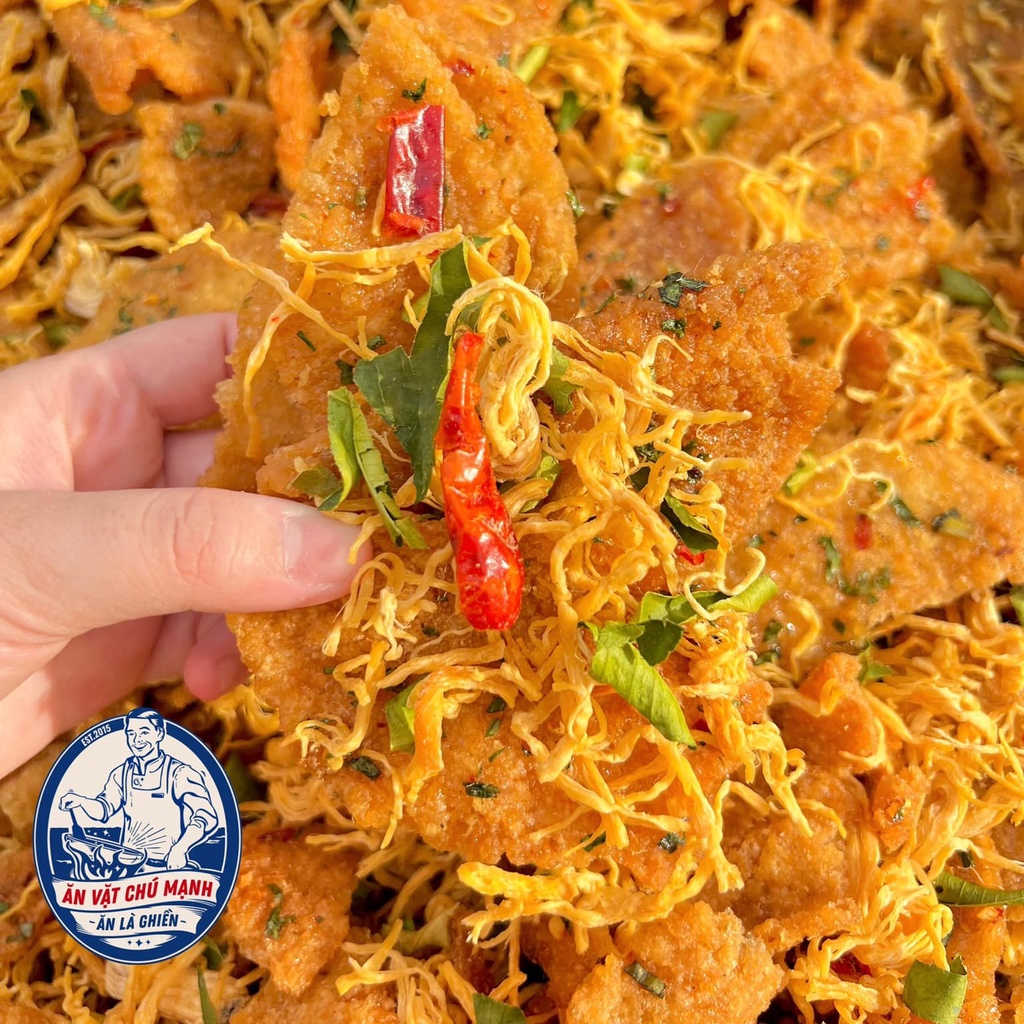 Cơm Cháy Mắm Khô Gà