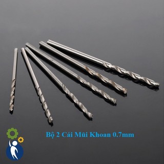Bộ 2 Cái Mũi Khoan 0.7mm, dùng để khoan gỗ hoặc sắt nhỏ