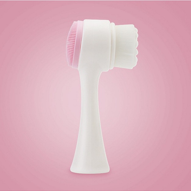 Cọ massage rửa mặt KOREA 2 đầu 3D gai silicon VS STORE