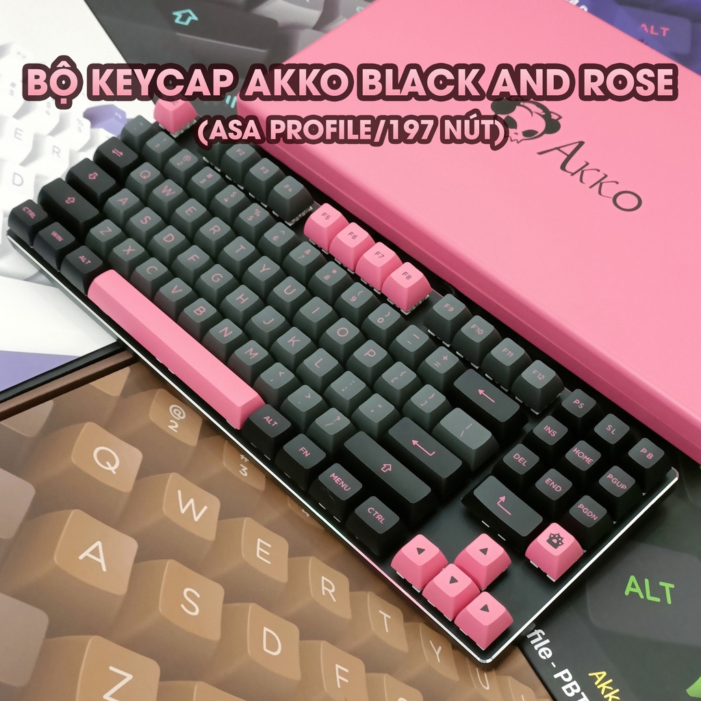 BỘ NÚT KEYCAP BÀN PHÍM CƠ AKKO CHẤT LƯỢNG CAO GIẢM GIÁ | BigBuy360 - bigbuy360.vn