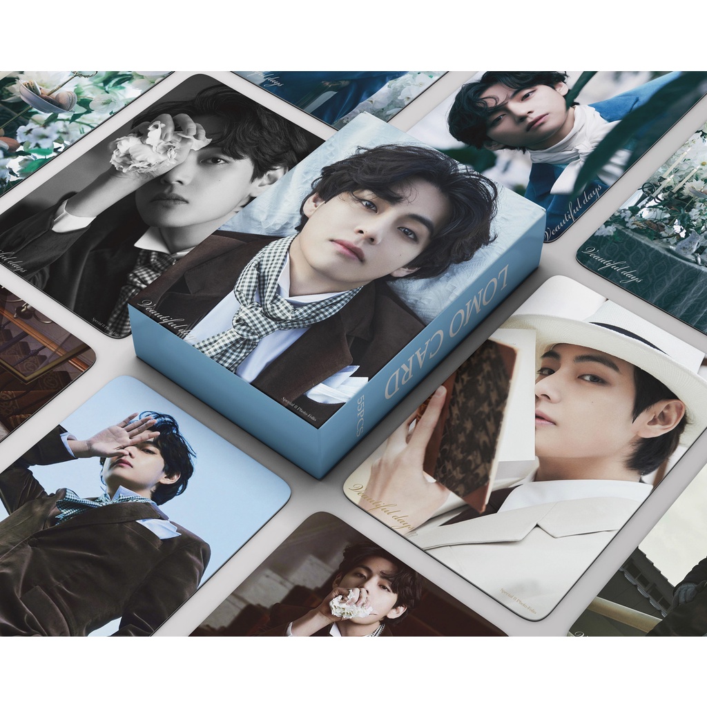 BTS V Album Veautiful Day JIMIN ID : Chaos Photocard Bangtan Boys DALMAJUNG Proof 《Yet To Come》2022FESTA V JUNGKOOK Lomo Card 54pcs/box