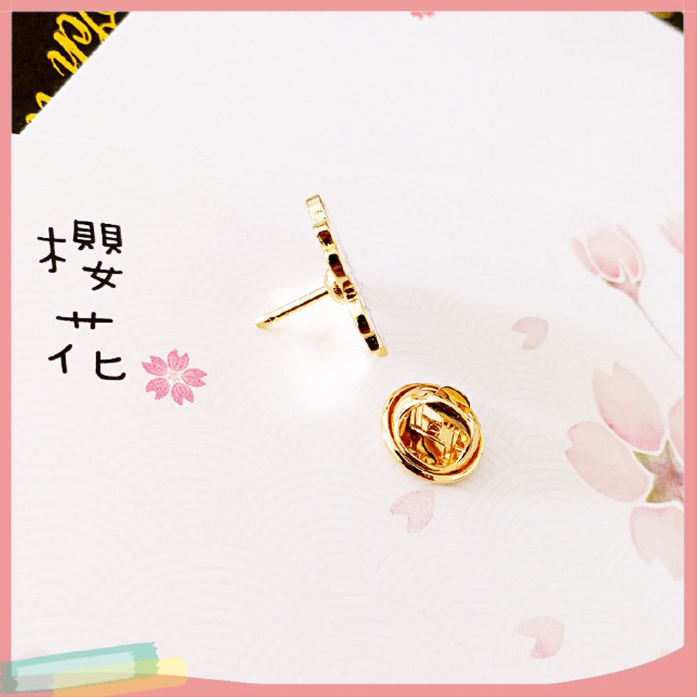 Trâm cài áo hình bông hoa bằng kim loại phong cách thời trang