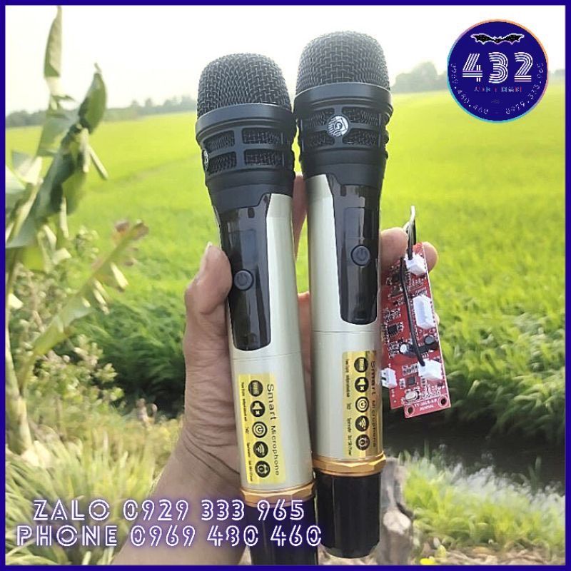 Micro Kim Loại Cao Cấp Sóng UHF UGX 21 - Mic Hát Karaoke Nhẹ Nhàng - Linh Kiện Điện Tử Lắp Ráp Loa Kéo Hát Gia Đình