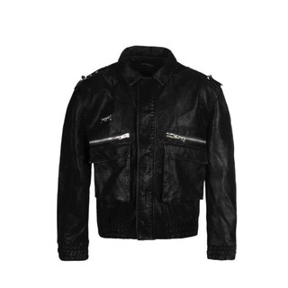 Áo Khoác Amand Stingray Leather Jacket - Black