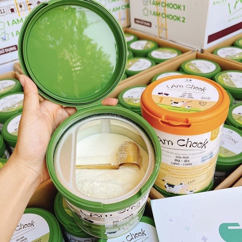 Sữa I Am Chook số 1, số 2 lon 850g