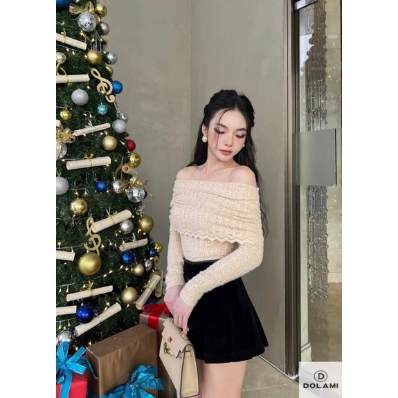 💢Áo trễ vai dài tay neww cực sang chảnhh❤️❤️