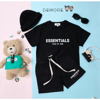 Bộ quần áo unisex cho bé - essentials fog tee set