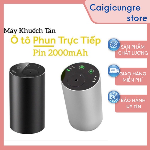 Máy Khuếch Tán Tinh Dầu Có Pin Tích Điện, Máy Xông Tinh Dầu Trực Tiếp Không Dùng Nước, Chuyên Dụng Cho ô tô và Gia Đình