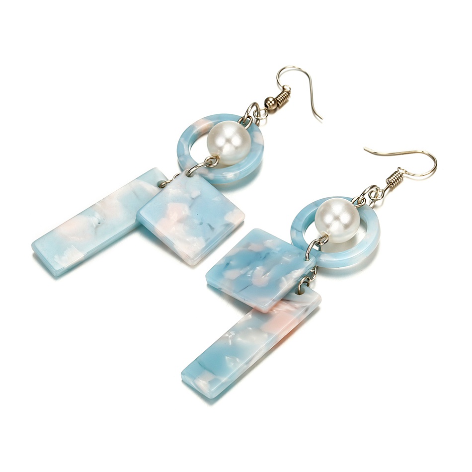 Đôi bông tai dáng dài kiểu dáng độc đáo nhiều màu sắc thời trang cho nữ