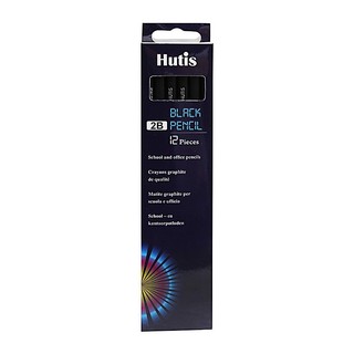 Bút Chì Gỗ Đen 2B HUTIS PC-6600