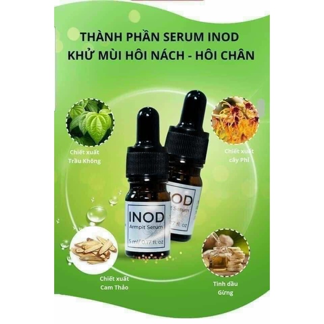 Serum hôi nách INOD Khử mùi hôi nách hôi chân hiệu quả 5ml