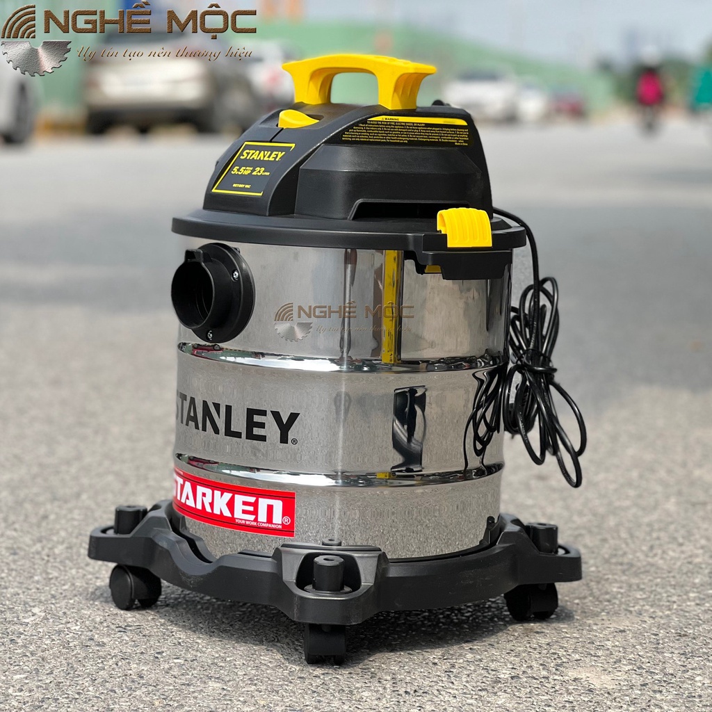 Máy hút bụi công nghiệp khô và ướt Stanley SSL19417-6A vỏ Inox công suất 4000W Chính Hãng