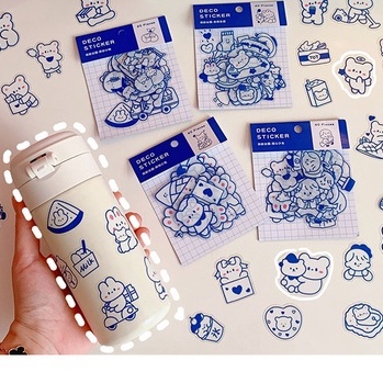 Túi Sticker PVC cute Deco 40 miếng